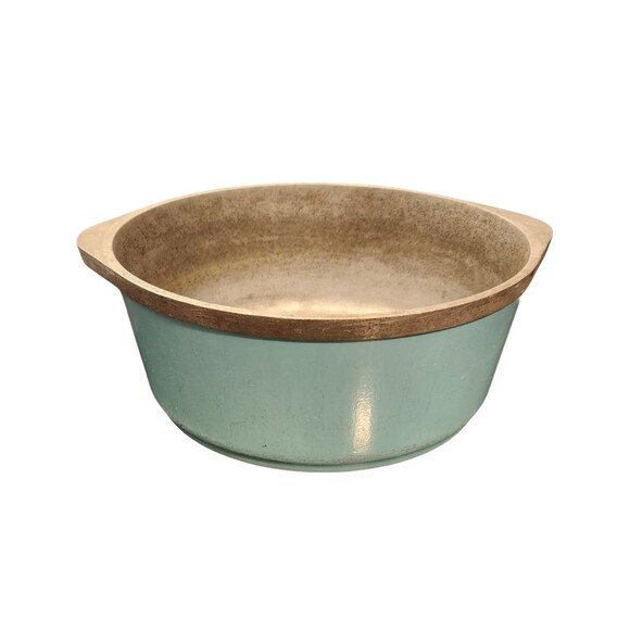 Vintage Club 10" Dutch Oven Stockpot 4qt. Cast Aluminum Turquoise Blue - NO LID - Picture 1 of 8